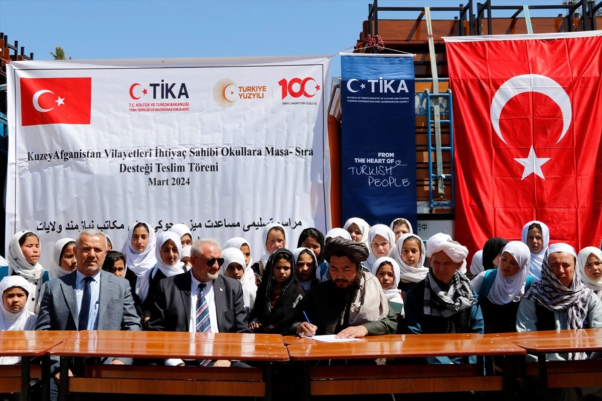 TİKA, Afganistan\'daki okullara masa ve sıra desteği sağladı