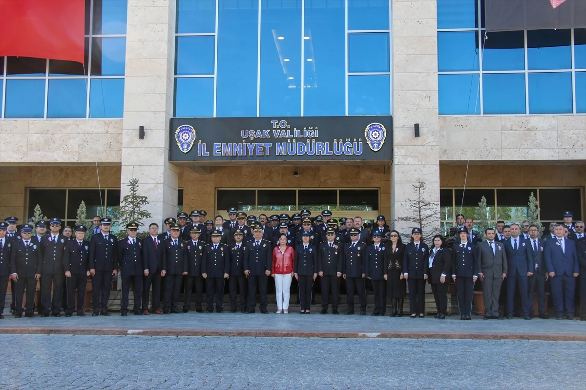 Uşak\'ta Türk Polis Teşkilatı\'nın 179. kuruluş yıl dönümü ve Polis Haftası törenle kutlandı