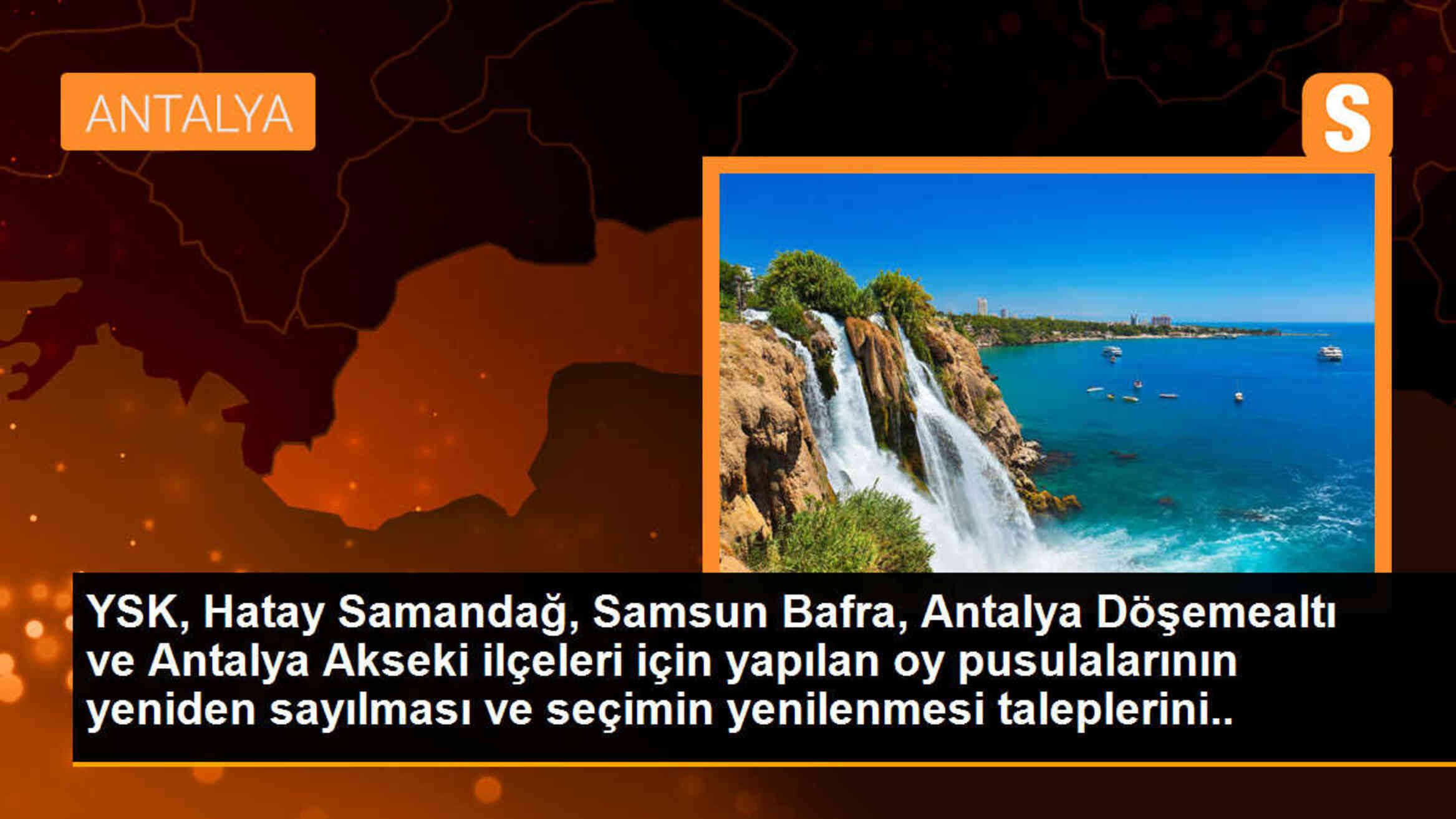 YSK, Hatay, Samsun, Antalya ilçeleri için yapılan oy pusulalarının yeniden sayılması taleplerini reddetti