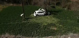 Bursa'da Otomobil Devrildi: 1 Ölü, 4 Yaralı
