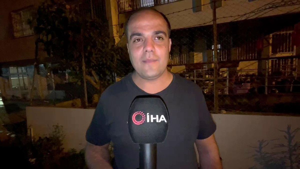 İskenderun\'da çıkan yangında apartmanın dış cephesinde maddi hasar oluştu