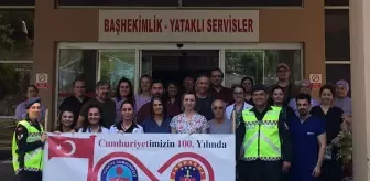 Kemer'de Hastane Personeline Ramazan Bayramı Öncesi Trafik Eğitimi Verildi