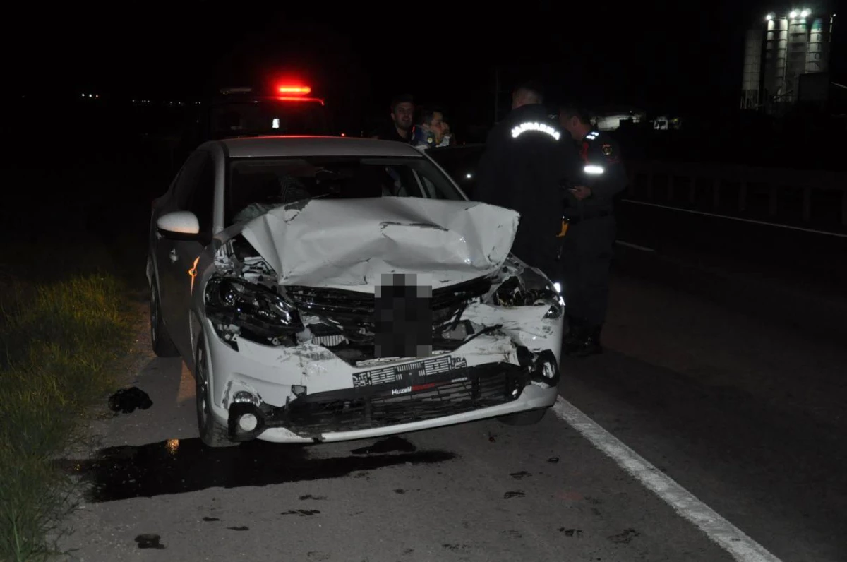 Tekirdağ\'da Otomobil Kazası: 1 Yaralı