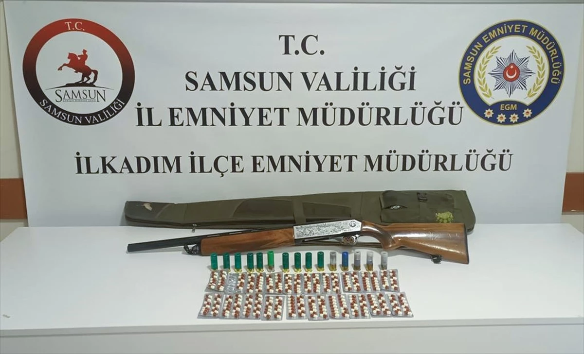 Samsun\'da Uyuşturucu ve Silah Operasyonu: 3 Şüpheli Gözaltına Alındı