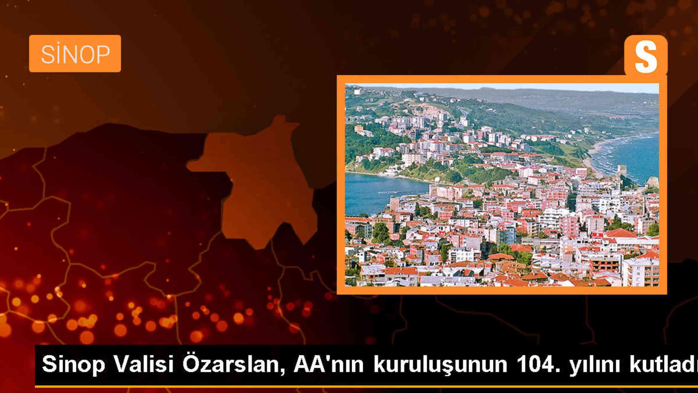 Sinop Valisi Mustafa Özarslan, AA\'nın 104. kuruluş yıl dönümünü kutladı