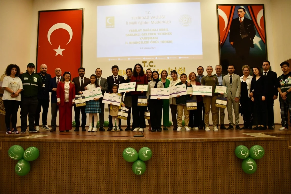 Tekirdağ\'da \'Sağlıklı Nesil Sağlıklı Gelecek\' yarışmasında ödüller verildi
