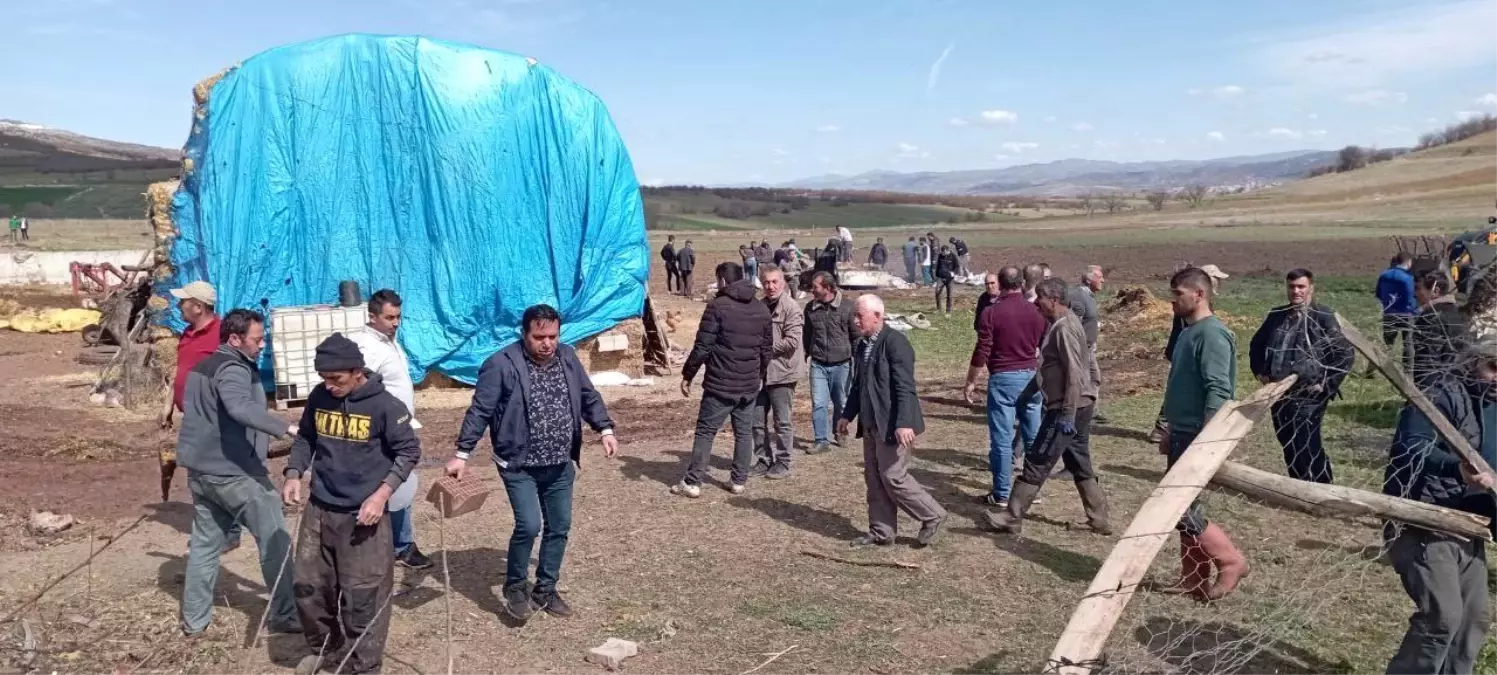 Tokat Yeşilyurt\'ta Yangın: Samanlık, Ahır ve Tarım Malzemeleri Zarar Gördü