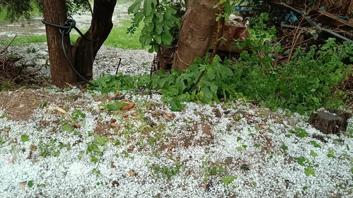 Adana\'da Aniden Bastıran Dolu Hayatı Olumsuz Etkiledi