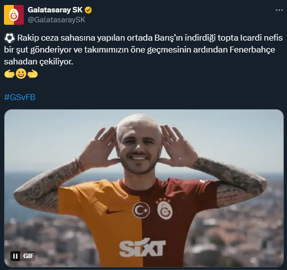 Admin yine formunda! Galatasaray'dan maç sonrası Fenerbahçe'yi çıldırtacak paylaşımlar
