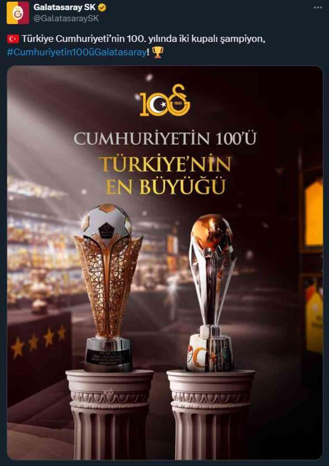 Admin yine formunda! Galatasaray'dan maç sonrası Fenerbahçe'yi çıldırtacak paylaşımlar Admin yine formunda! Galatasaray'dan maç sonrası Fenerbahçe'yi çıldırtacak paylaşımlar