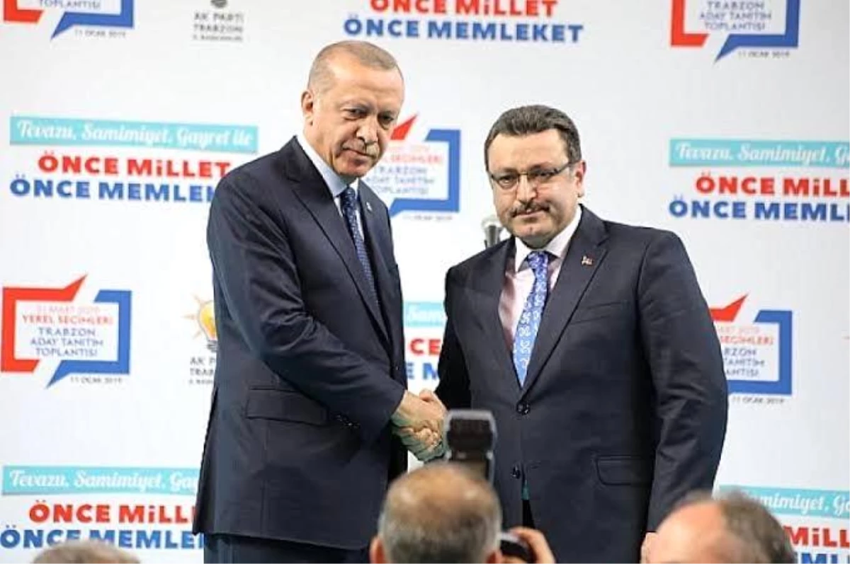 Cumhurbaşkanı Erdoğan, Trabzon Büyükşehir Belediye Başkanı Ahmet Metin Genç\'i tebrik etti