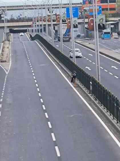 Diyarbakır'da Tuvalet İhtiyacını Gideren Şahsın İlginci Anları Kaydedildi