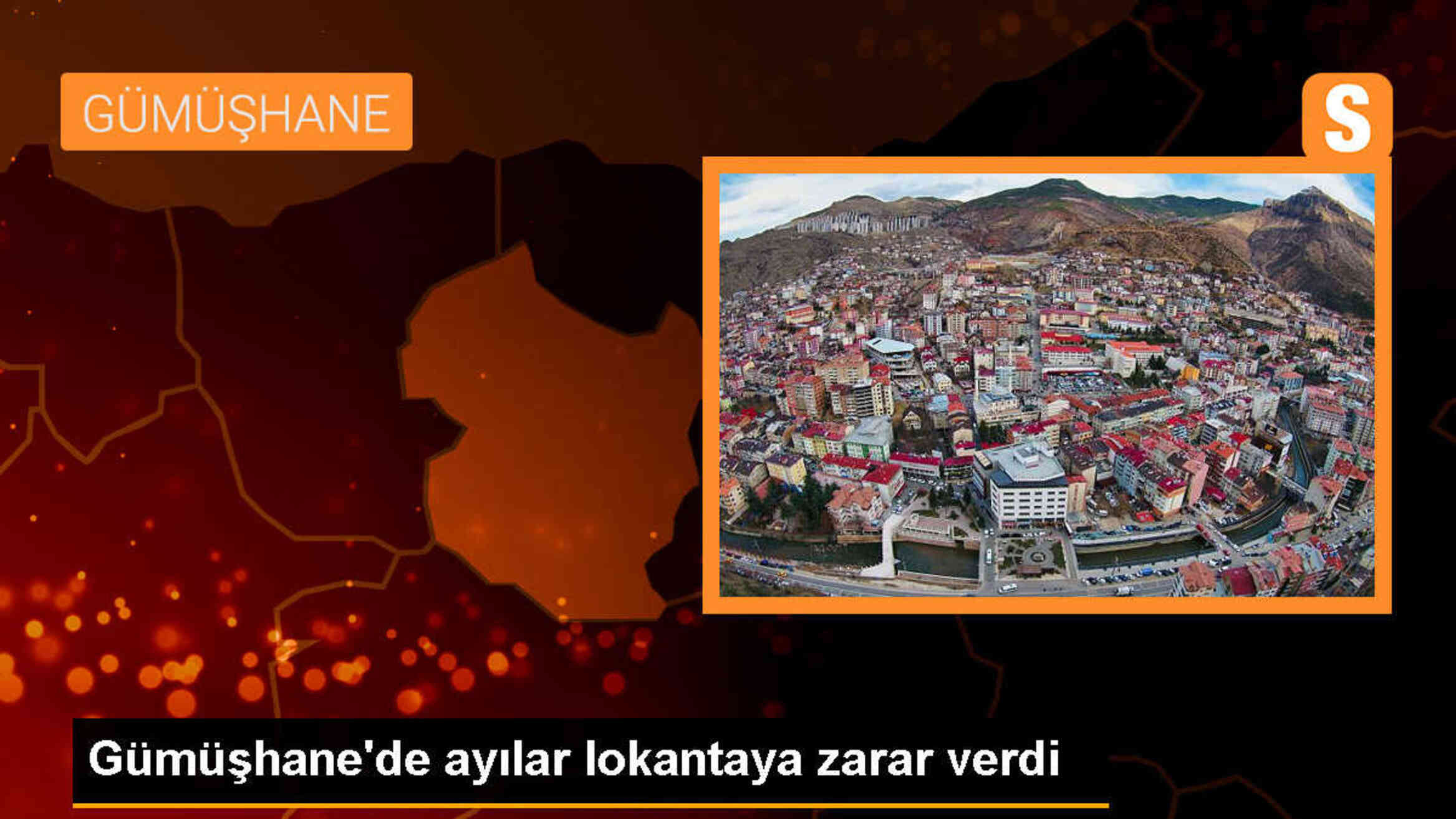 Gümüşhane\'de ayılar yayladaki bir lokantaya zarar verdi