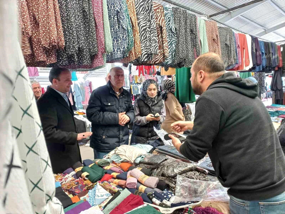 Hisarcık Belediye Başkanı Ramazan Bayramı öncesi esnaf ve vatandaşları dinledi