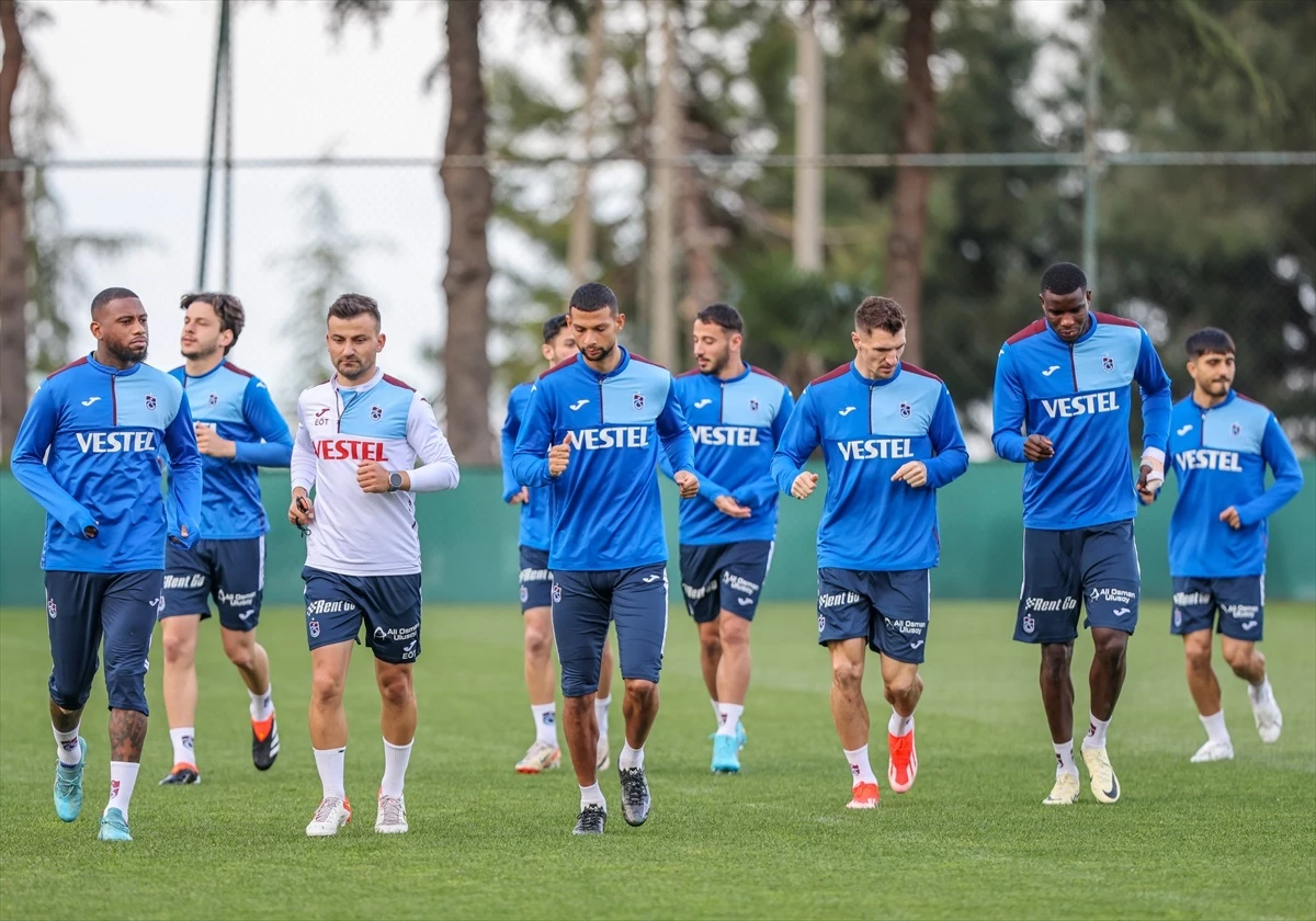 Trabzonspor, EMS Yapı Sivasspor maçı için hazırlıklarını sürdürüyor