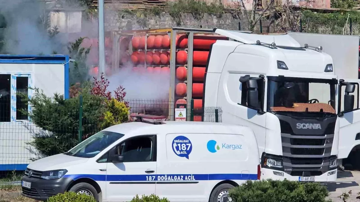 Kastamonu Cide\'de doğal gaz sızıntısı paniğe neden oldu