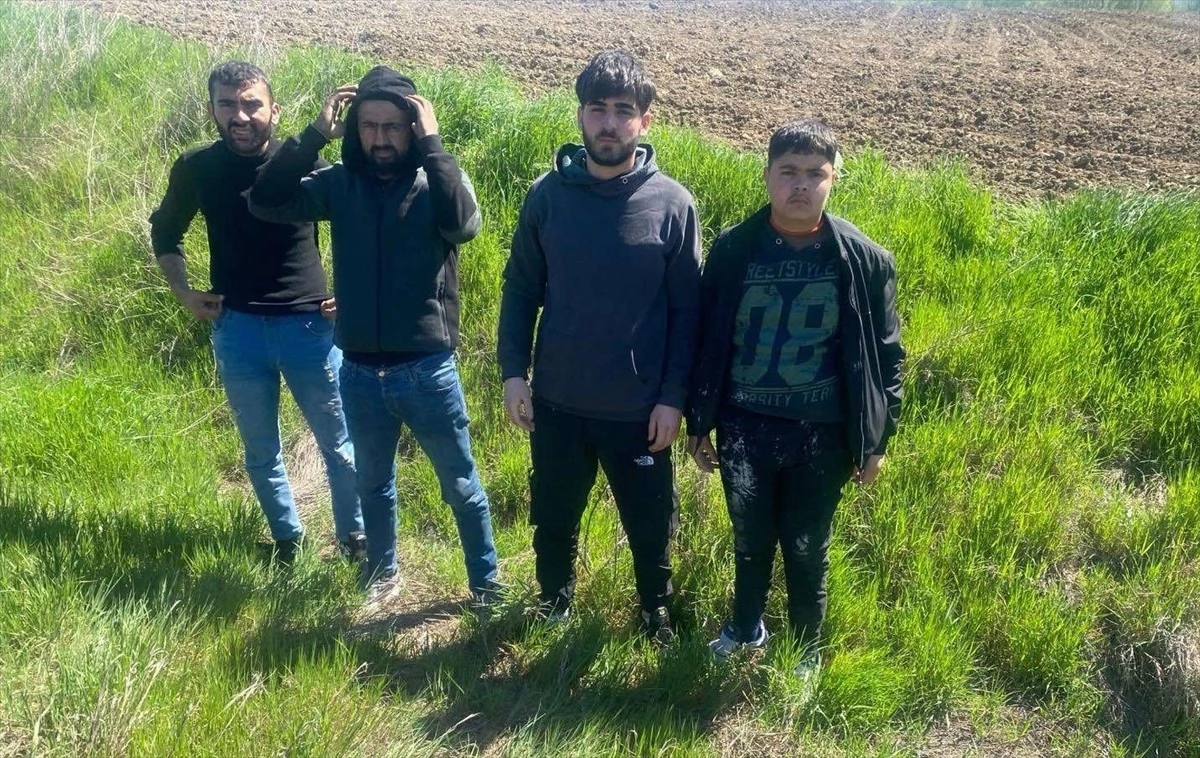 Edirne\'de 4 düzensiz göçmen yakalandı