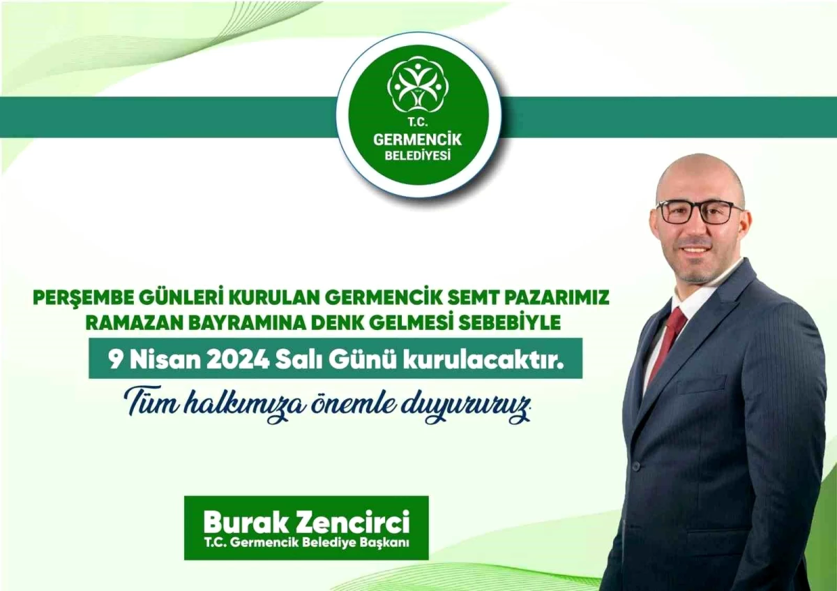 Germencik Semt Pazarı Bu Hafta Salı Günü Kurulacak