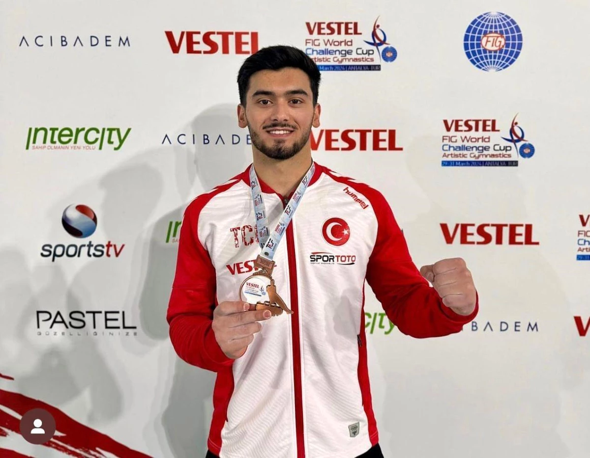 Göztepe Cimnastik\'in Yeni Transferi Mert Efe Kılıçer, Bir Haftada 3 Madalya Kazandı
