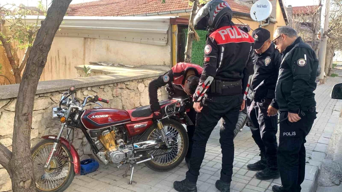 Karaman\'da Polisten Kaçan Motosiklete Değerinde Para Cezası