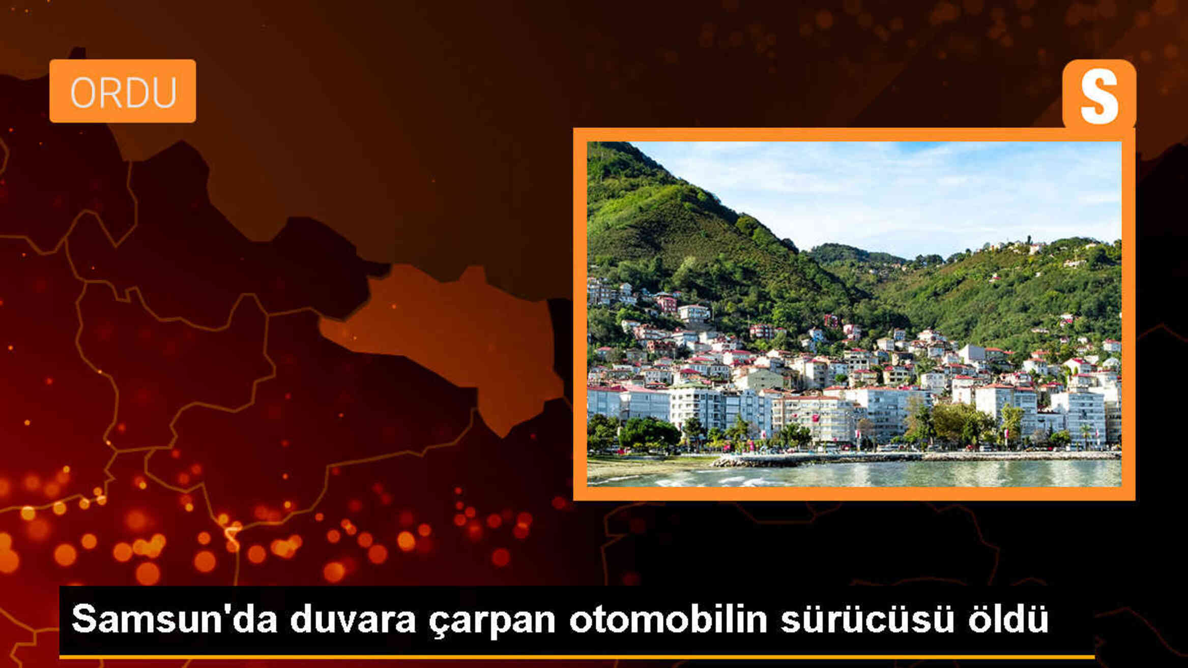 Samsun\'da Otomobil Duvara Çarptı, Sürücü Hayatını Kaybetti