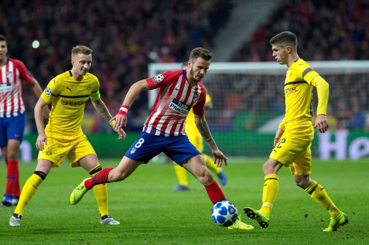 Atletico Madrid ile Borussia Dortmund, Şampiyonlar Ligi\'nde çeyrek finalde karşı karşıya gelecek