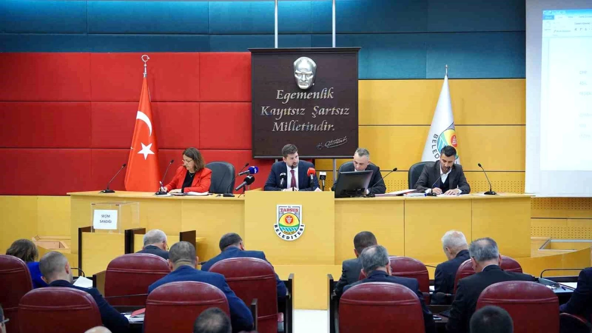 Tarsus Belediyesi Yeni Dönem Meclis Toplantısı Gerçekleştirildi