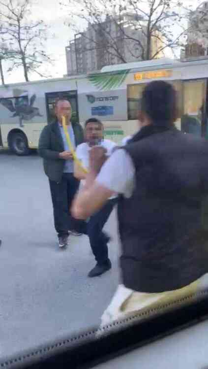 İETT şoförü, yolcuya demir sopayla saldırdı İETT şoförü, yolcuya demir sopayla saldırdı