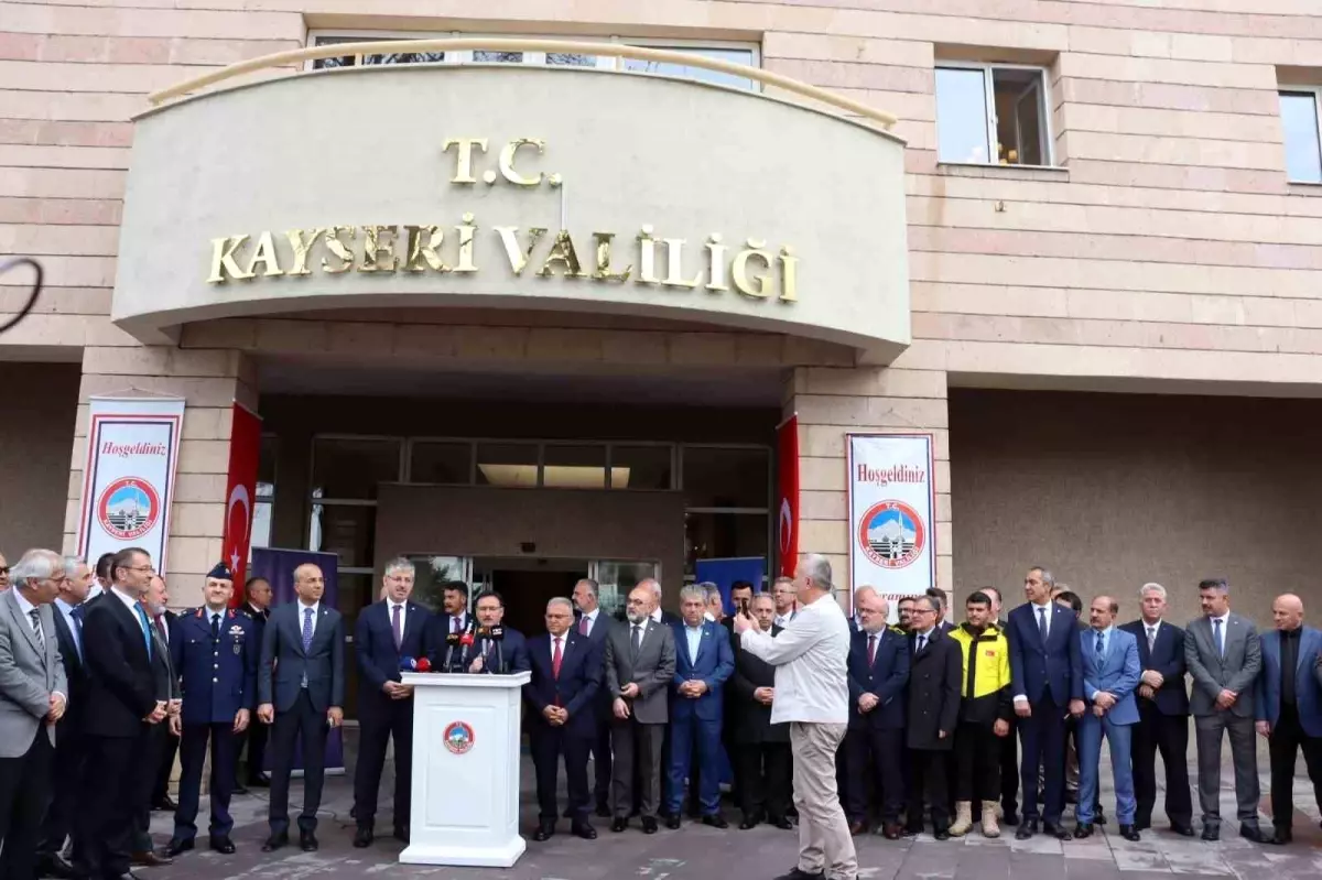 Kayseri Valiliği tarafından düzenlenen bayramlaşma töreni