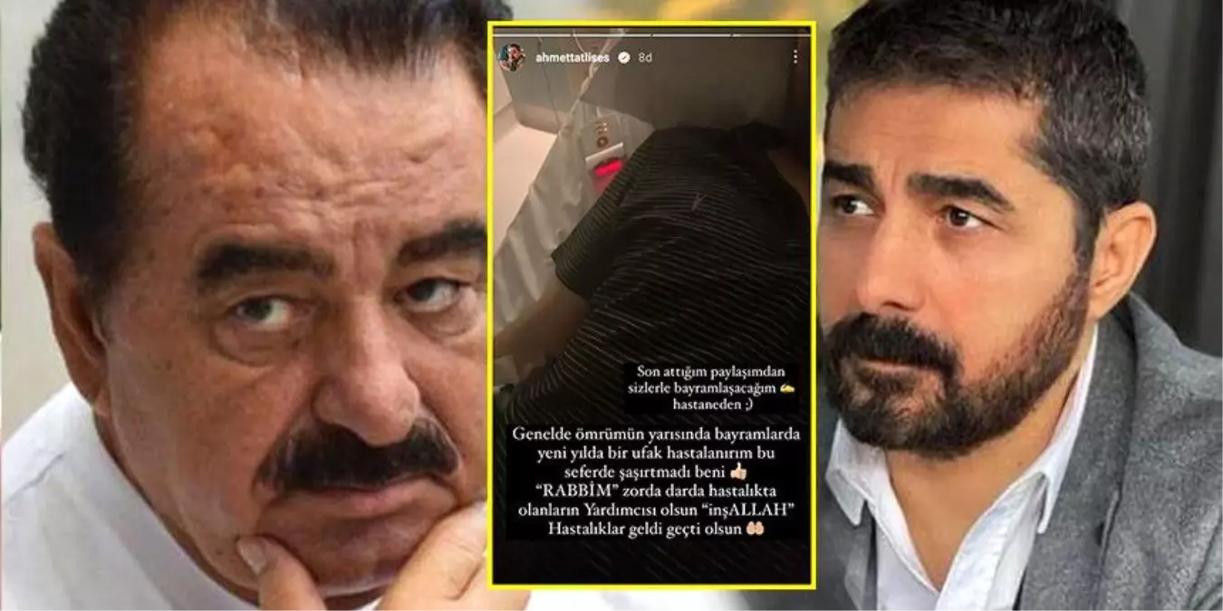 İbrahim Tatlıses\'in oğlu Ahmet Tatlıses hastaneye kaldırıldı