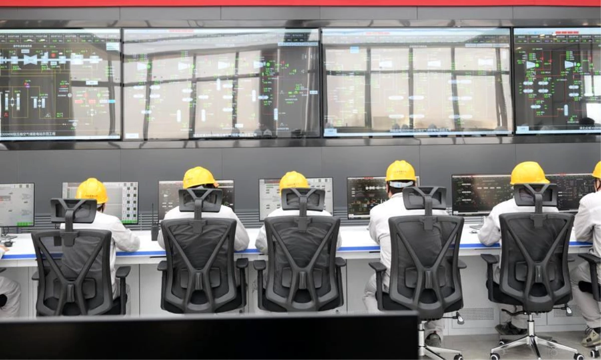 Çin\'de 300 MW Basınçlı Hava Enerji Depolama İstasyonu Faaliyete Geçti