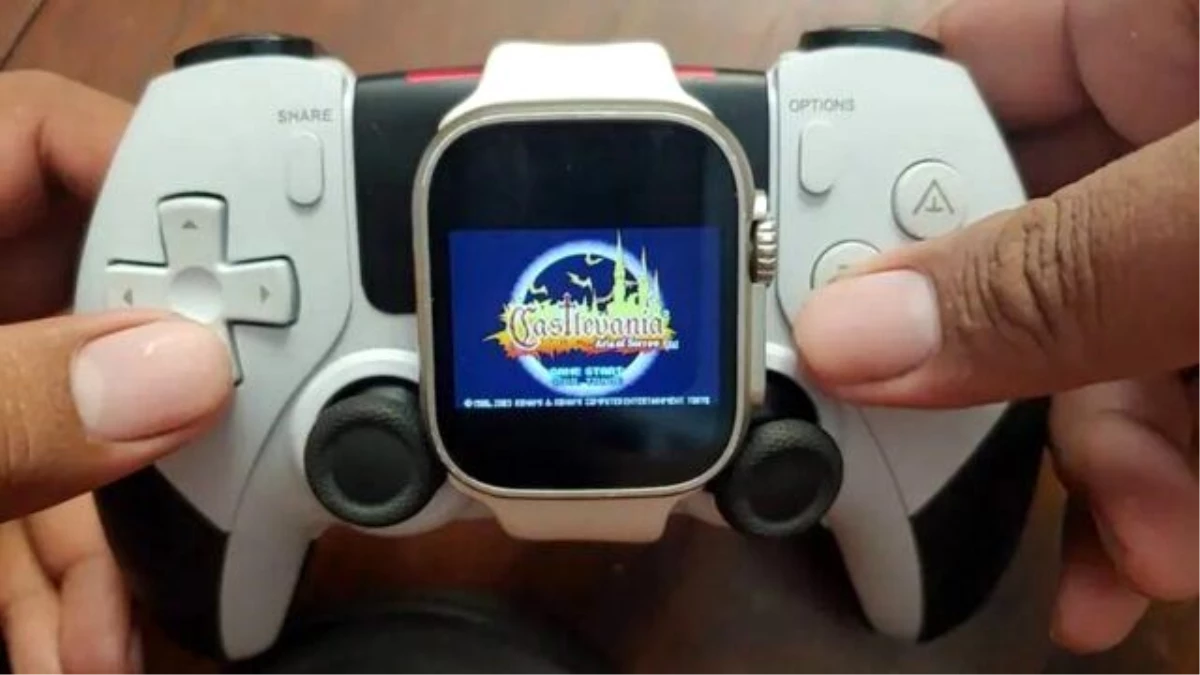 Apple Watch Ultra ile Game Boy Advance Oyunları Oynandı