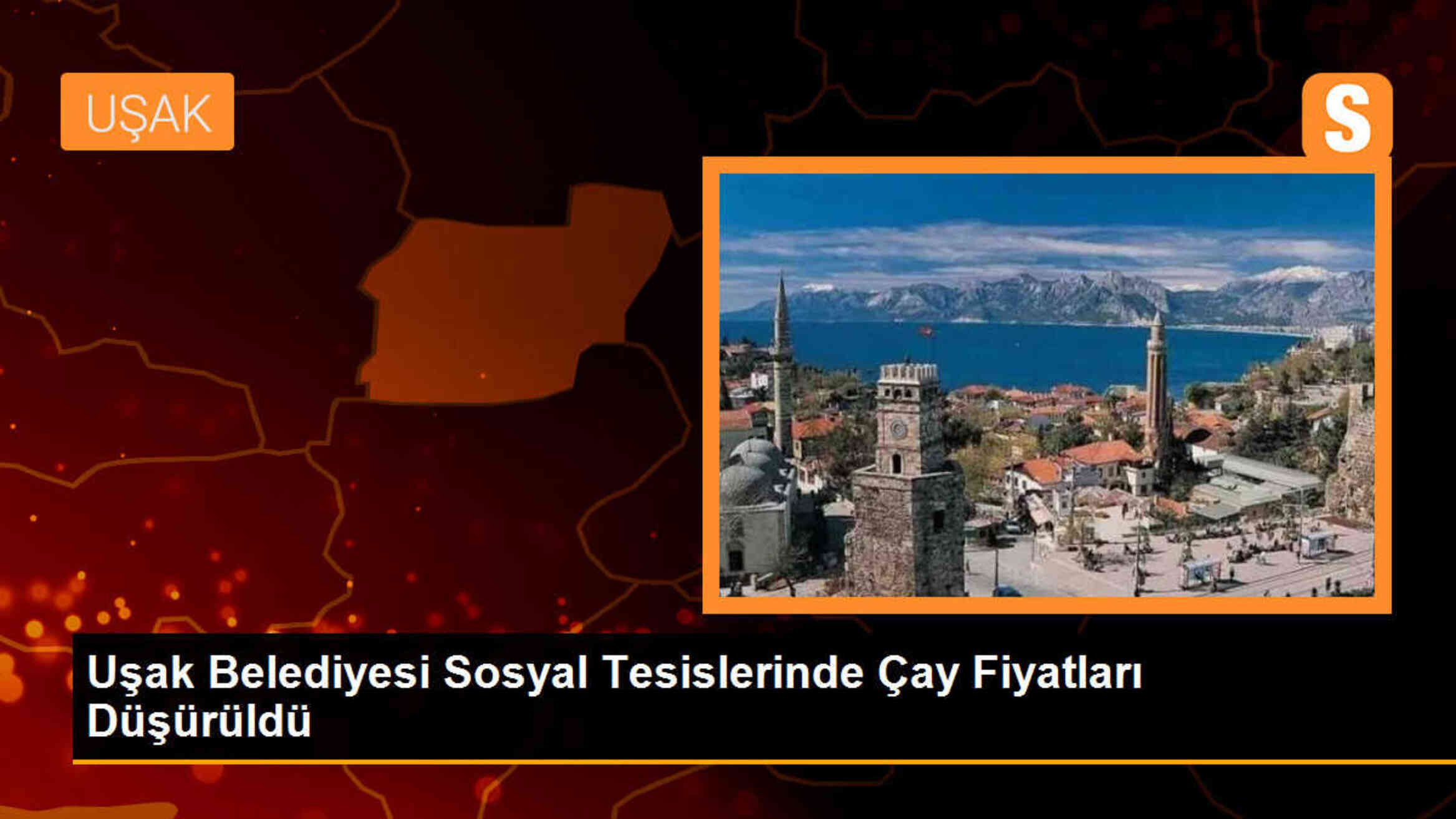 Uşak Belediyesi Sosyal Tesislerinde Çay Fiyatları Düşürüldü
