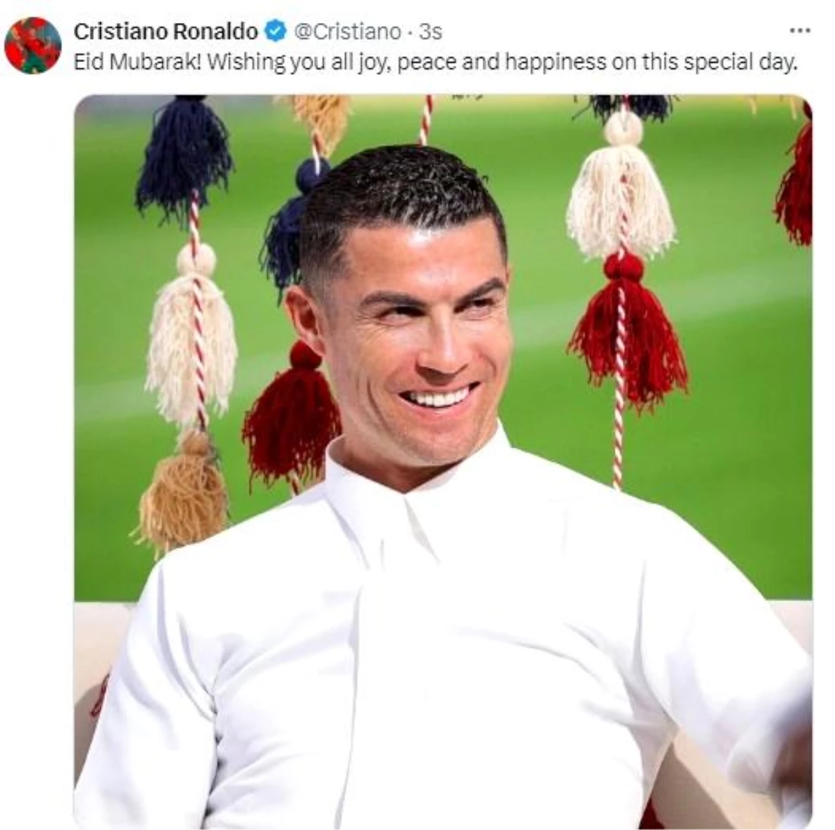 Cristiano Ronaldo Ramazan Bayramı için mesaj yayınladı