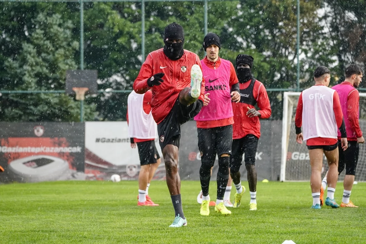 Gaziantep FK, MKE Ankaragücü maçı için hazırlıklarını sürdürdü