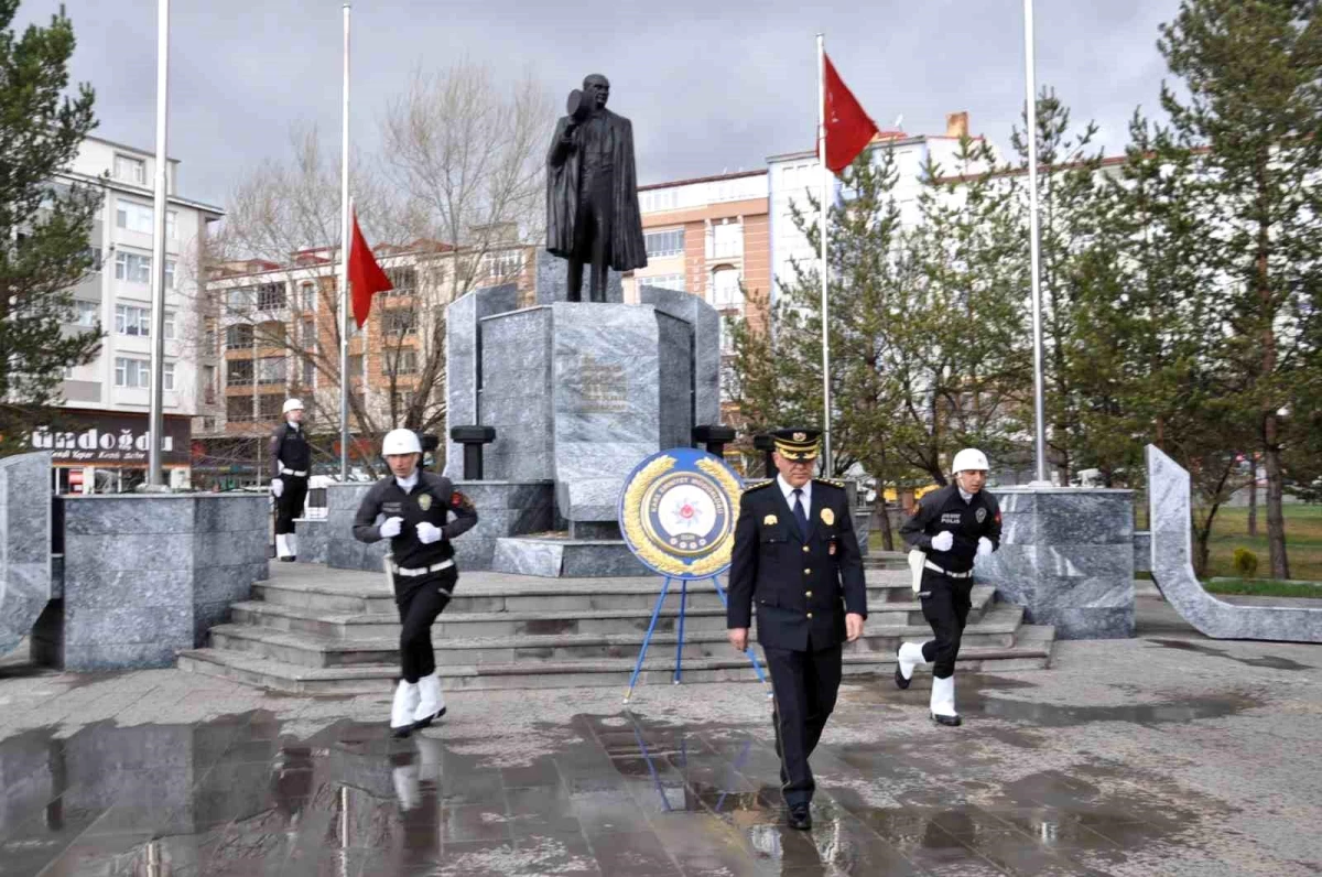 Kars\'ta Türk Polis Teşkilatı\'nın 179. kuruluş yıldönümü törenle kutlandı