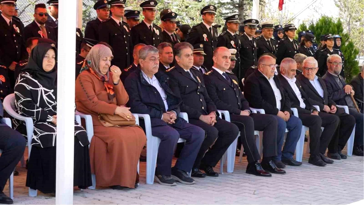 Kırıkkale\'de Türk Polis Teşkilatı\'nın 179. kuruluş yıl dönümü şehitlik ziyareti