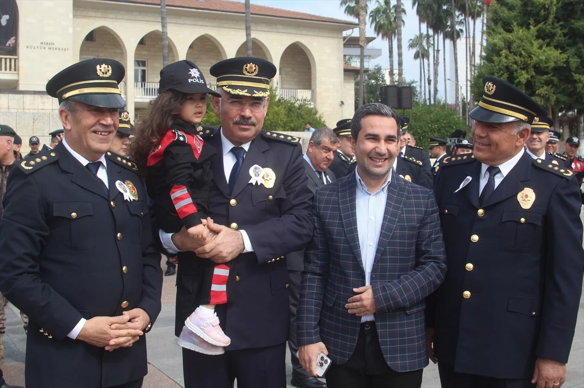 Mersin\'de Türk Polis Teşkilatının 179. kuruluş yıl dönümü törenle kutlandı