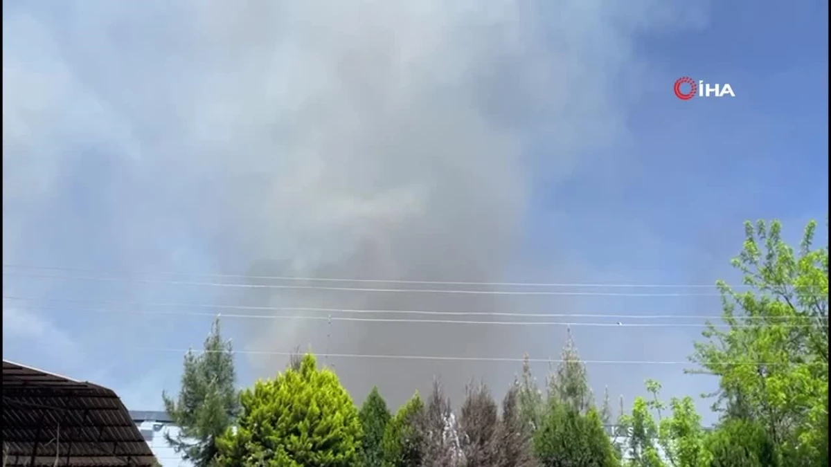 Şanlıurfa\'da tekstil fabrikasında yangın çıktı