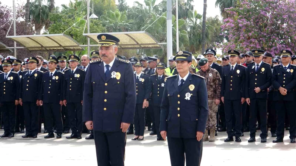 Mersin\'de Polis Teşkilatının 179. Yıl Dönümü Töreni Düzenlendi