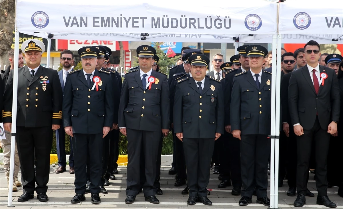 Van\'da Türk Polis Teşkilatı\'nın 179. kuruluş yılı törenle kutlandı