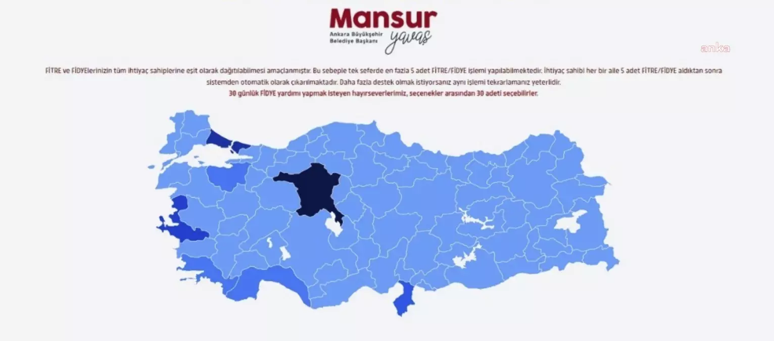 Ankara Büyükşehir Belediyesi Ramazan Kampanyasıyla 24 Bin 200 Aileye Yardım Etti