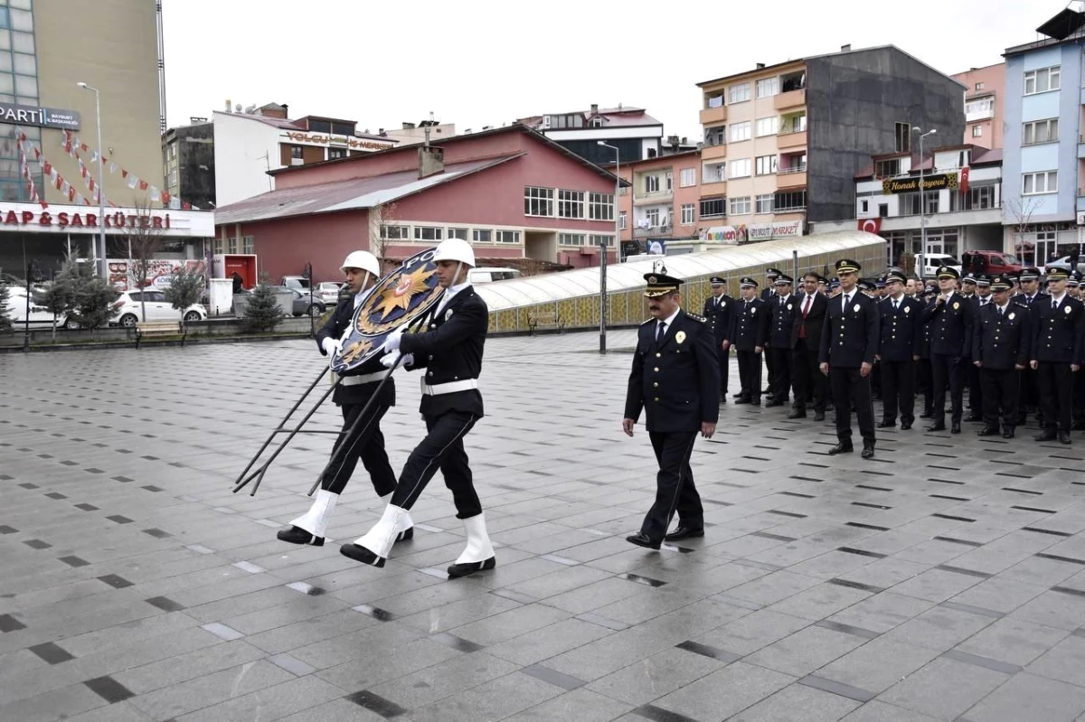 Türk Polis Teşkilatının 179\'uncu kuruluş yılı ve Polis Haftası Bayburt\'ta törenle kutlandı