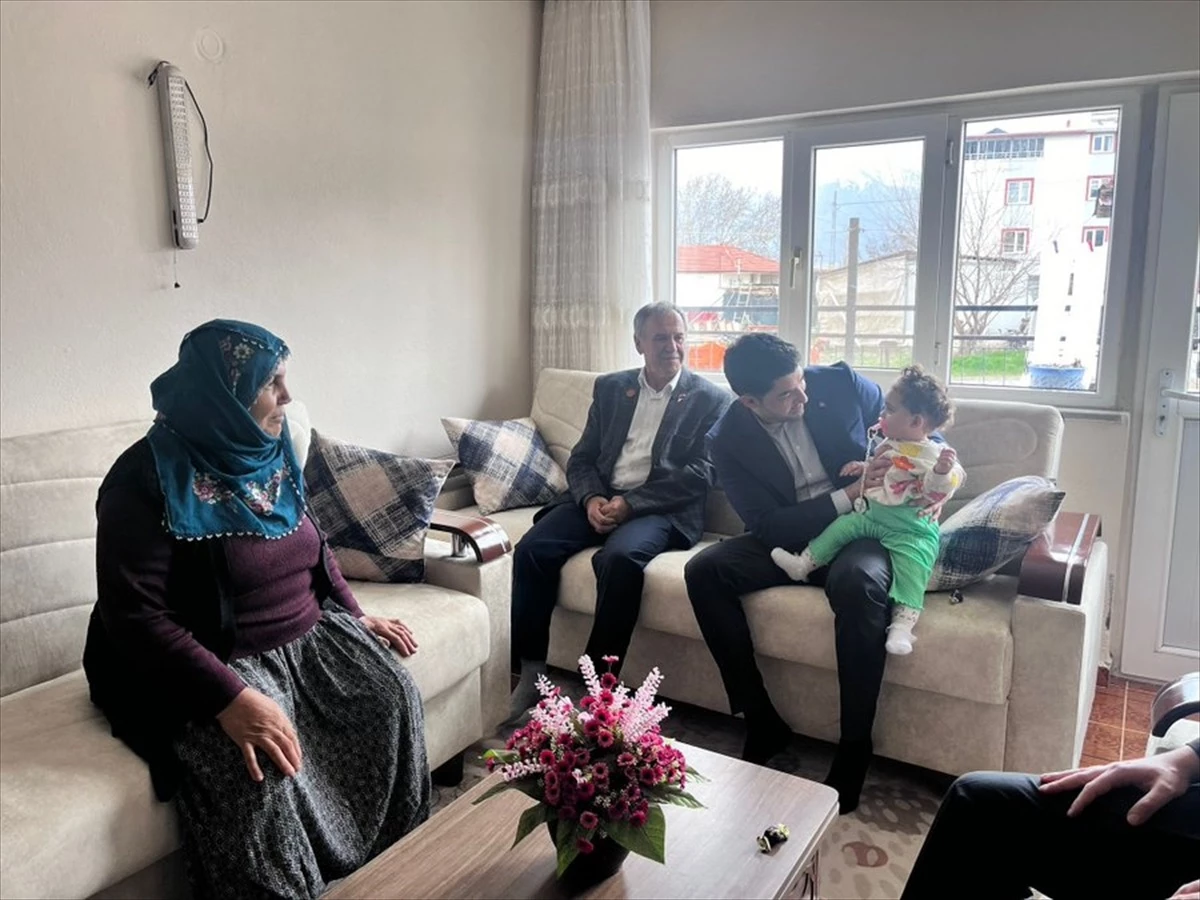Doğanşehir Kaymakamı Mehmet Kılıç, şehit ailelerini ziyaret etti