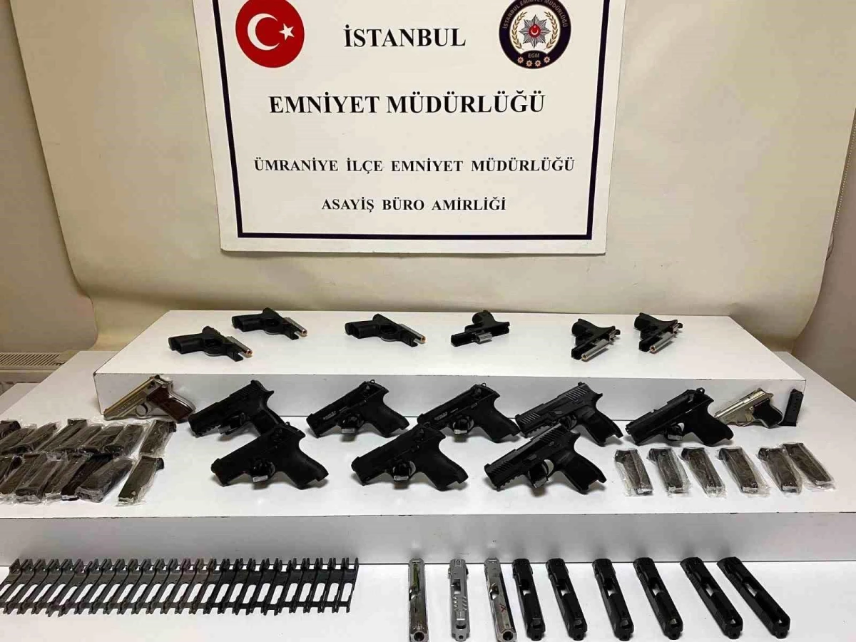 Ümraniye\'de Yasa Dışı Silah Ticareti Operasyonu: 1 Gözaltı