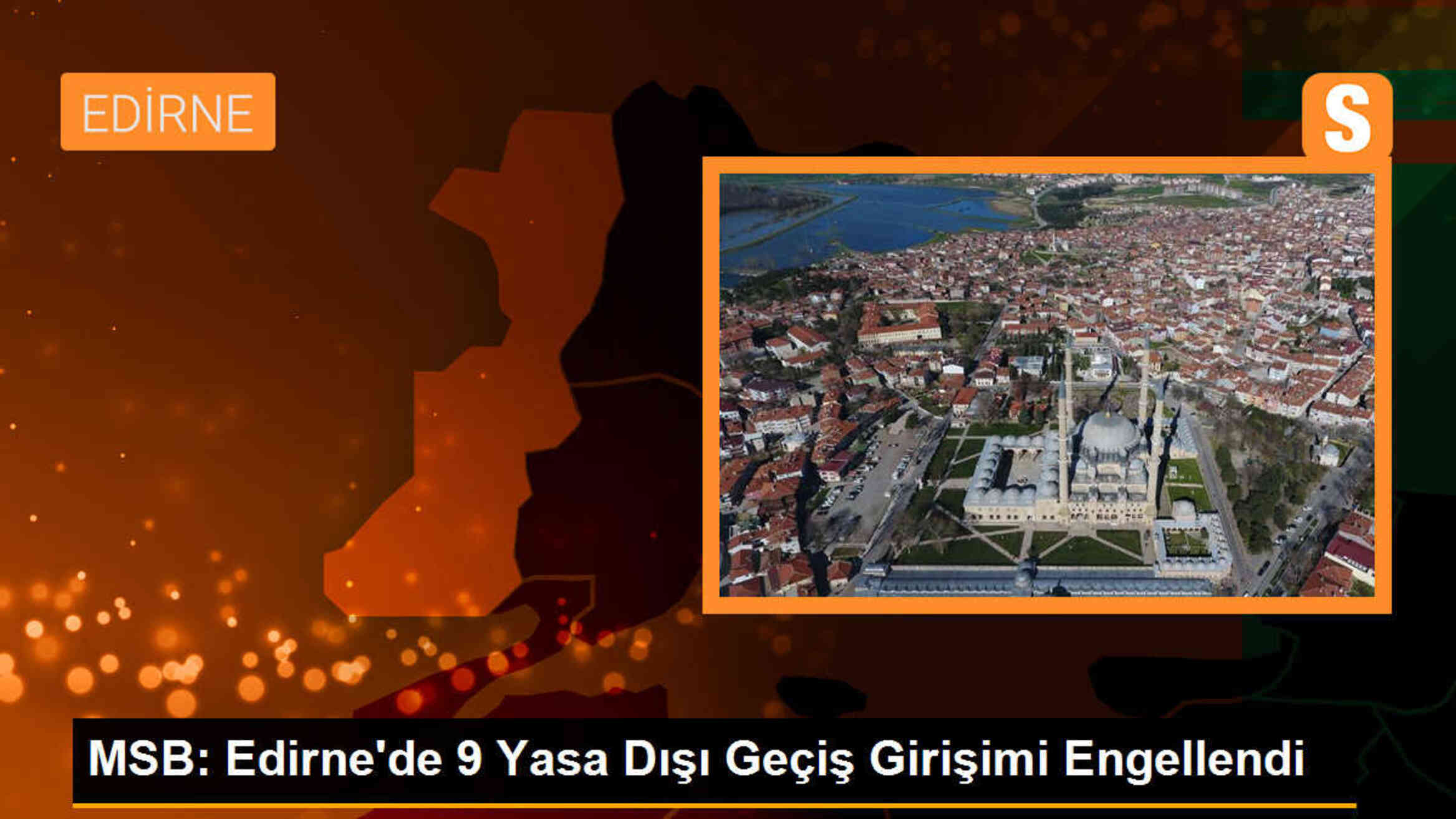 MSB: Edirne\'de 9 kişi yasa dışı geçiş girişiminde yakalandı