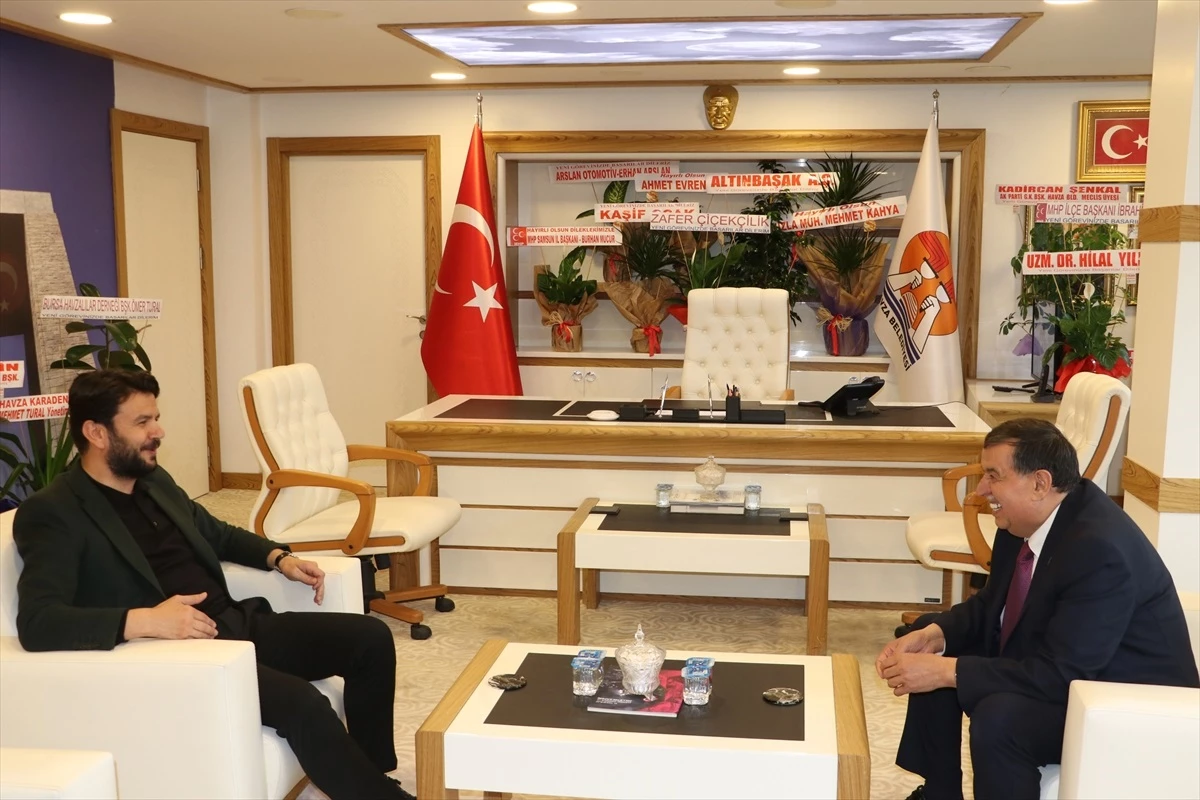 AK Parti Ankara Milletvekili Kurtcan Çelebi, Havza Belediyesini ziyaret etti