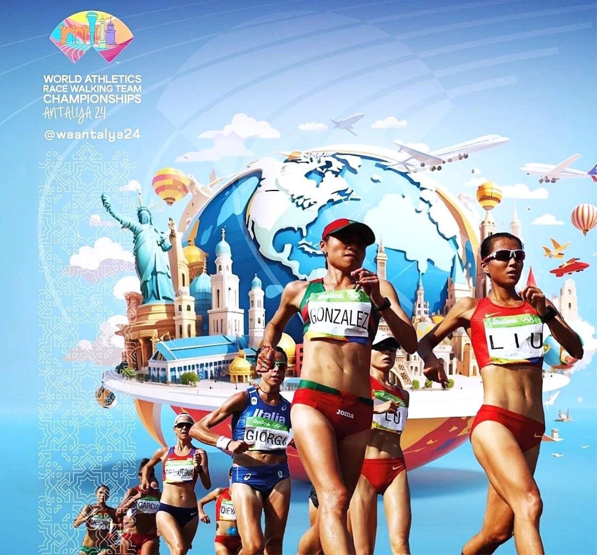 Antalya\'da Yapılacak Dünya Yürüyüş Takım Şampiyonası\'na 52 Ülkeden 431 Sporcu Katılacak