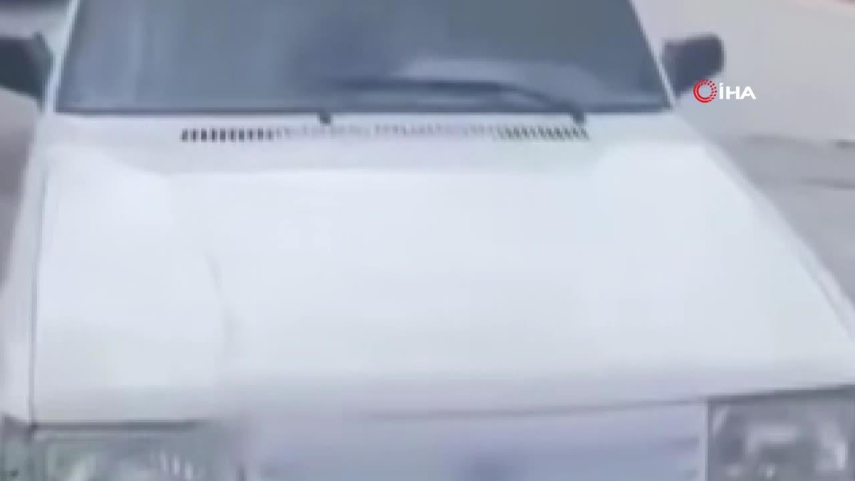 Drift atan trafik magandası hem ceza yedi hem araç men edildi