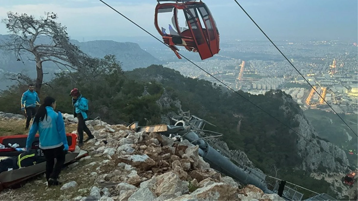 Antalya\'daki teleferik kazasından görüntüler